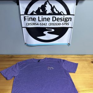 Fine Line Design 315 Purple T-Shirt