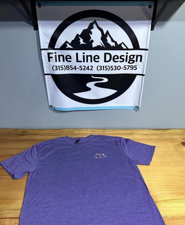 Fine Line Design 315 Purple T-Shirt